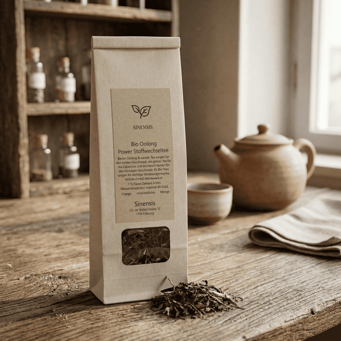 Mélange de thés Oolong Power BIO pour le métabolisme - Sinensis.