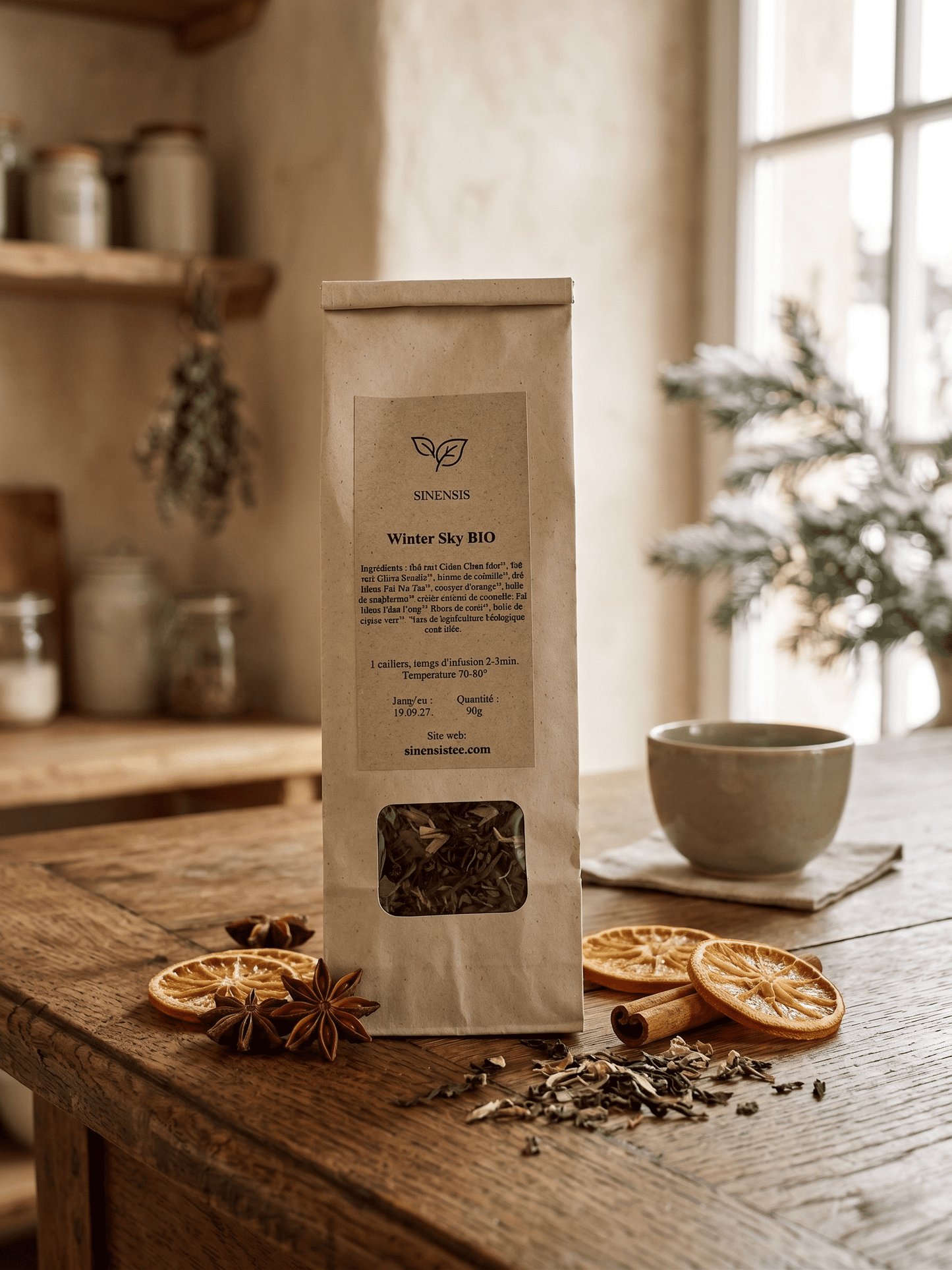 Thé vert Ciel d'Hiver BIO par Sinensis Tee 
