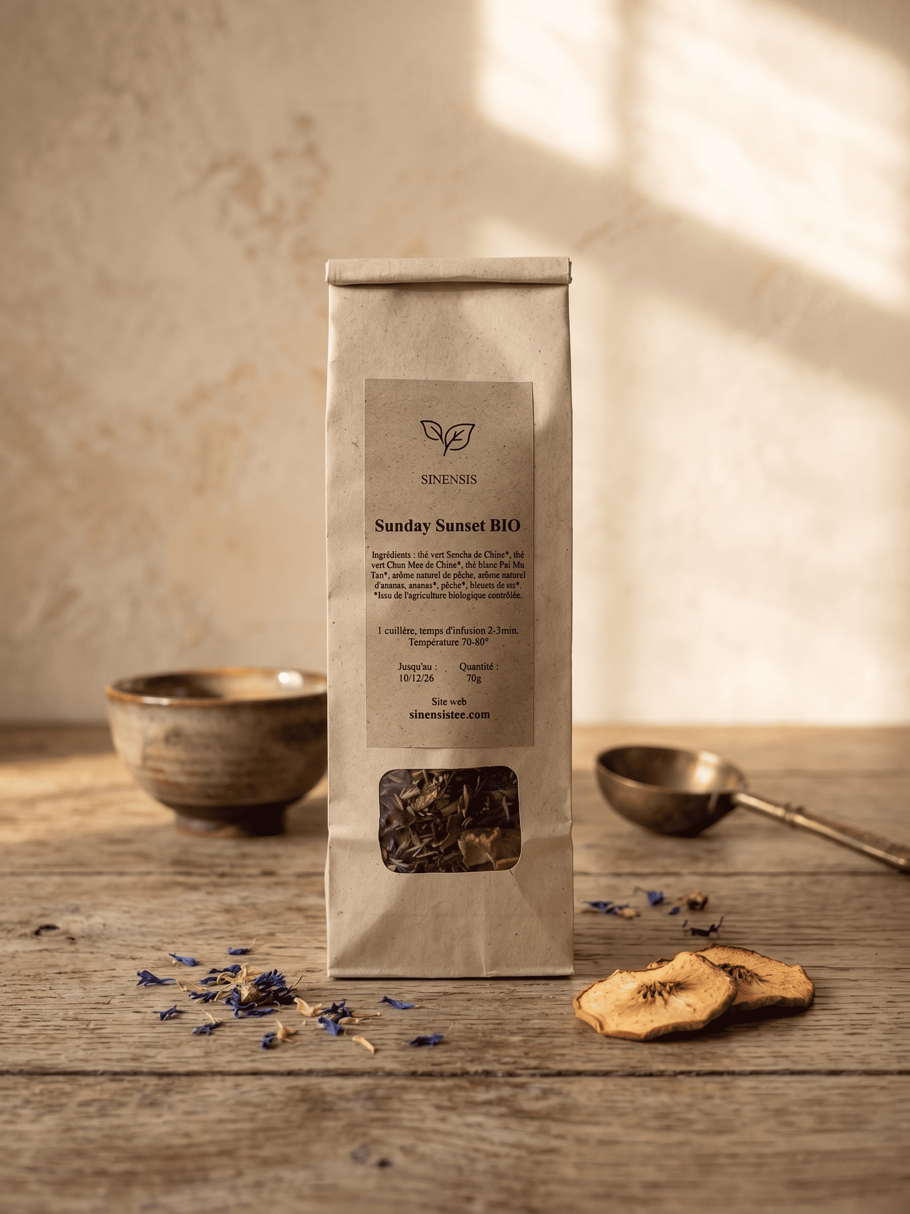 Thé vert Earl Tonic rafraîchissant par Sinensis Tee
