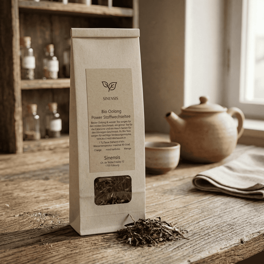 Mélange de thés Oolong Power BIO pour le métabolisme - Sinensis.
