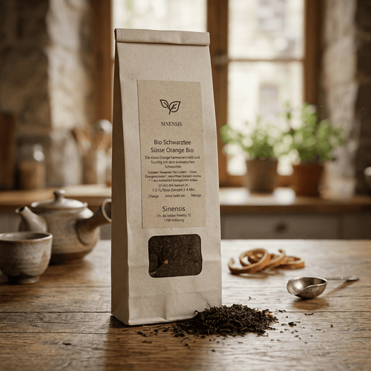 Thé noir en vrac Orange Douce BIO avec écorces d'orange par Sinensis

